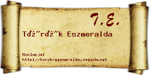 Török Eszmeralda névjegykártya